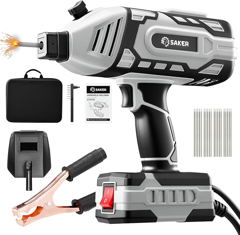 Saker 110V Portable Electric Welder with IGBT Inverter and 5 Variable 
