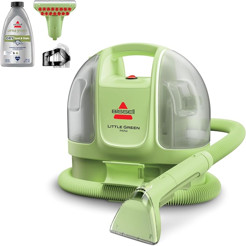 BISSELL 4075 Little Green Mini Portable Deep Cleaner: HydroRinse Self-