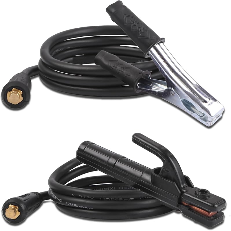 300-amp electrode holder with DIN 10-25 connector for stick welding gr