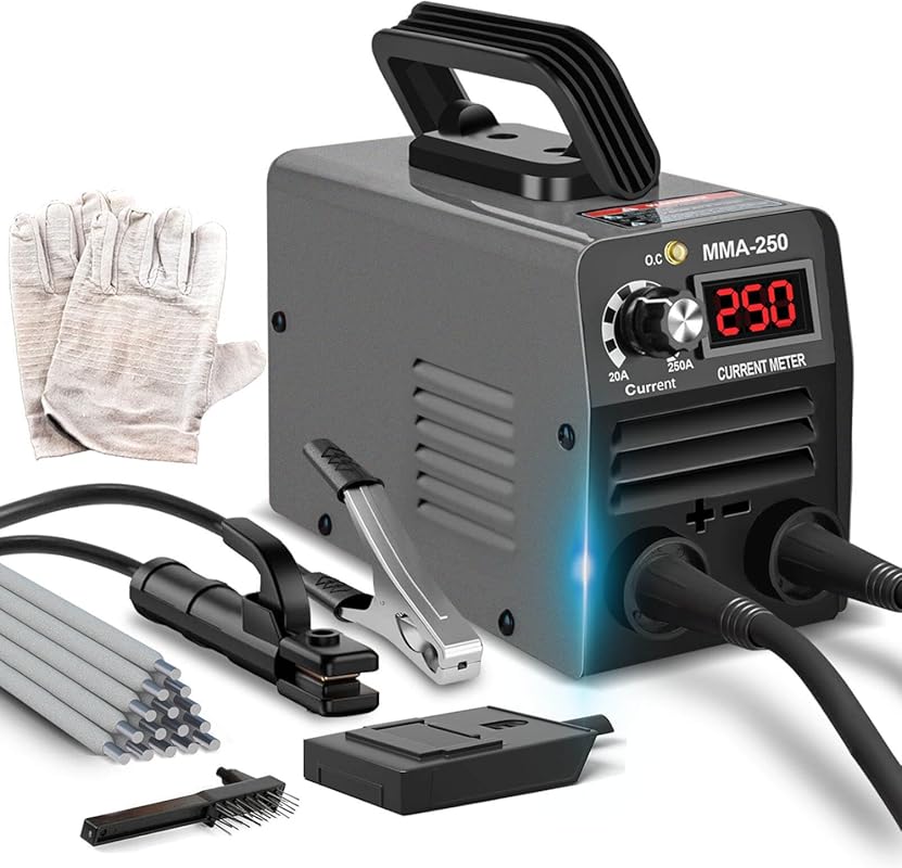 Super Mini 250A Stick Welder for Beginners – IGBT Inverter with Hot St