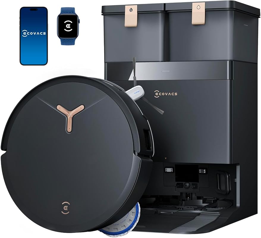 ECOVACS DEEBOT T50 MAX PRO Omni Robot Vacuum Mop: 18,500Pa Suction, 18