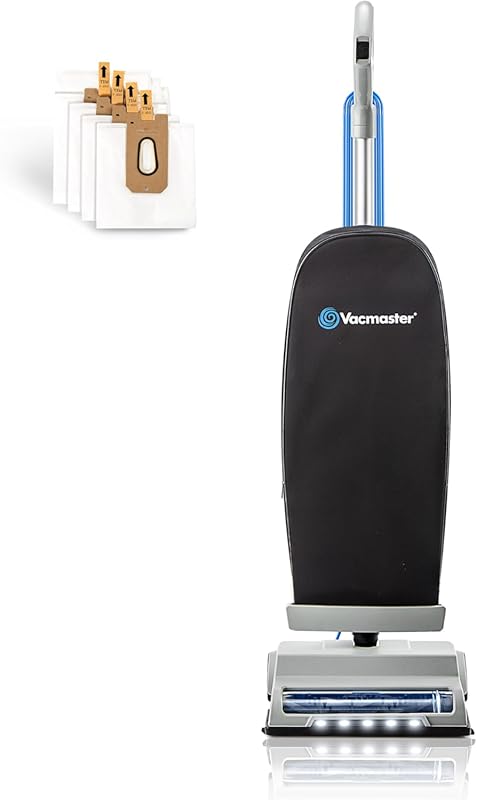 Vacmaster UB0402 Commercial Ultra-Lightweight Upright Vacuum with LED 