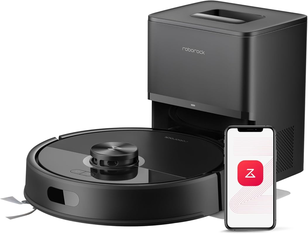 Roborock Q7 M5+ Robot Vacuum and Mop with Self-Empty Base, 10000Pa Suc