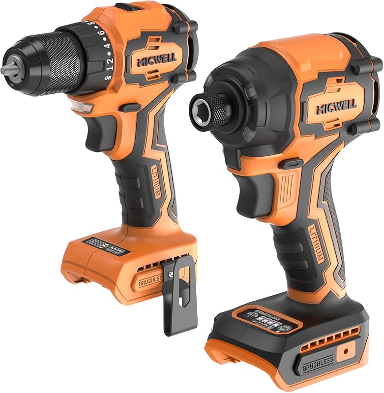Cordless Drill and Impact Driver Combo Compatible with Dewalt 20V Batt