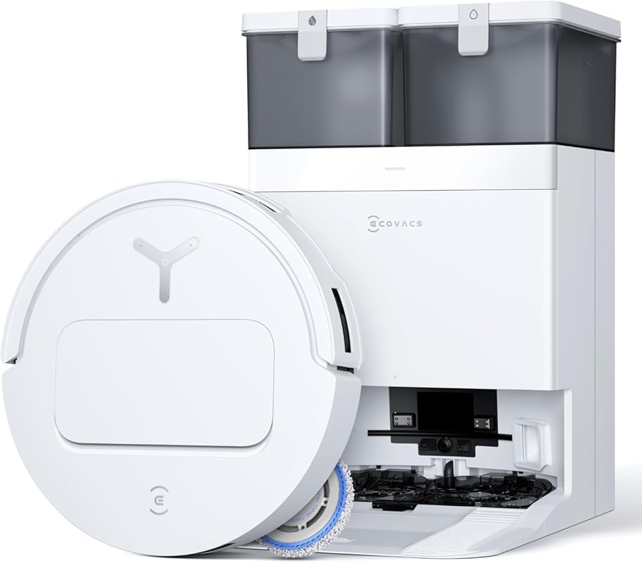 ECOVACS DEEBOT T50 PRO Omni Robot Vacuum Mop: 15,000Pa Suction, 3.19”,