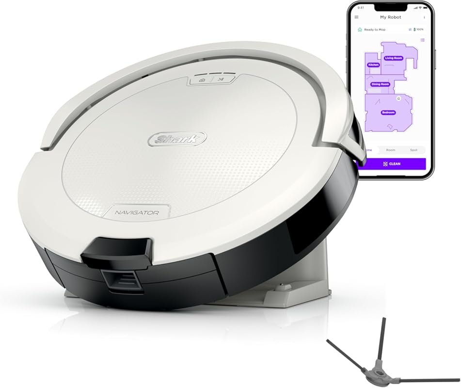 Shark Navigator Robot Vacuum AV2120: SmartPath navigation, self-cleani