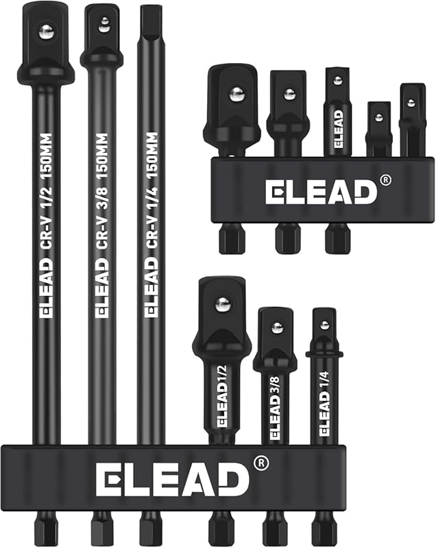 11-Piece Impact Socket Adapter Set with 1/4