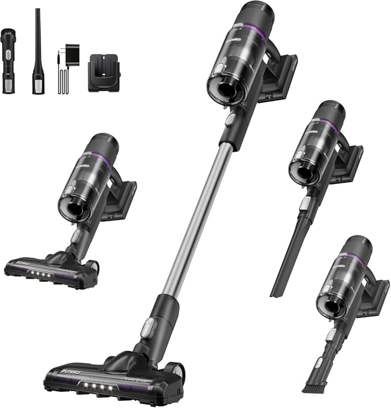 Eureka Cordless Stick Vacuum for Hardwood Floors and Carpet with Pet H