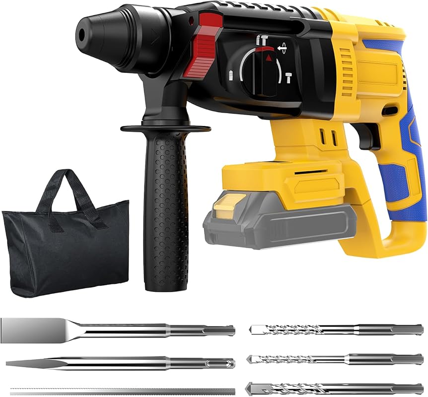 SDS Cordless Rotary Hammer Drill with Brushless Motor, Compatible with