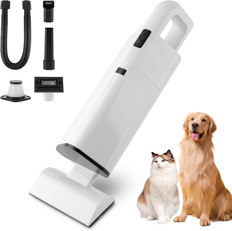Powerful Cordless Handheld Vacuum for Pet Hair with HEPA Filter Multip