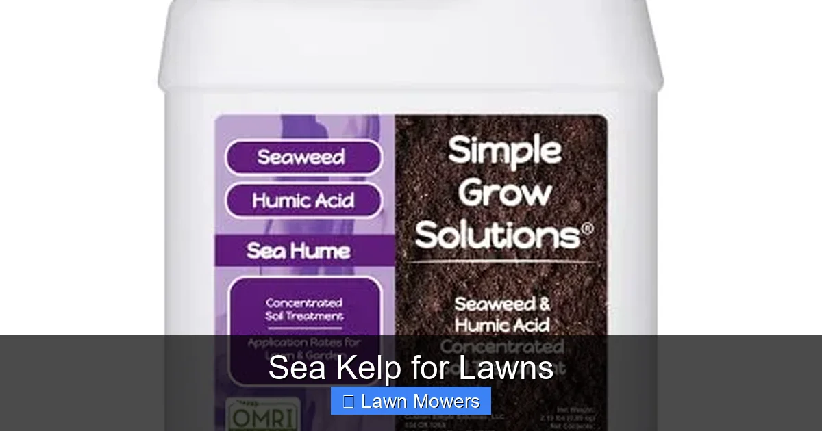 Sea Kelp for Lawns