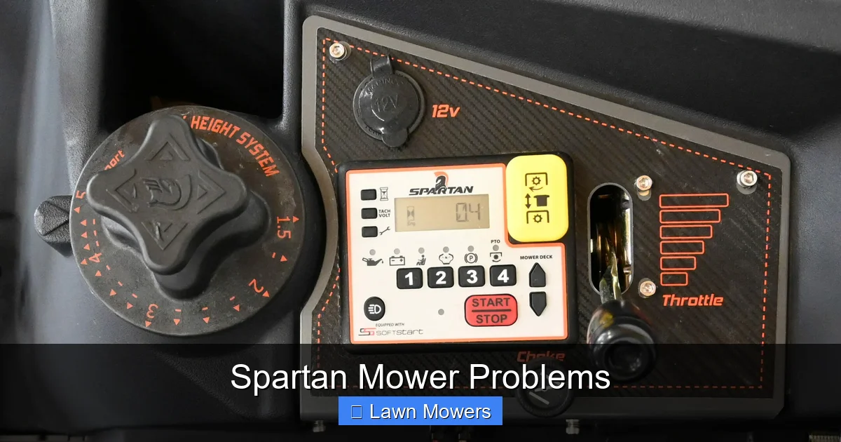 Spartan Mower Problems