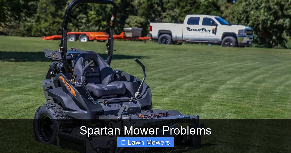 Spartan Mower Problems