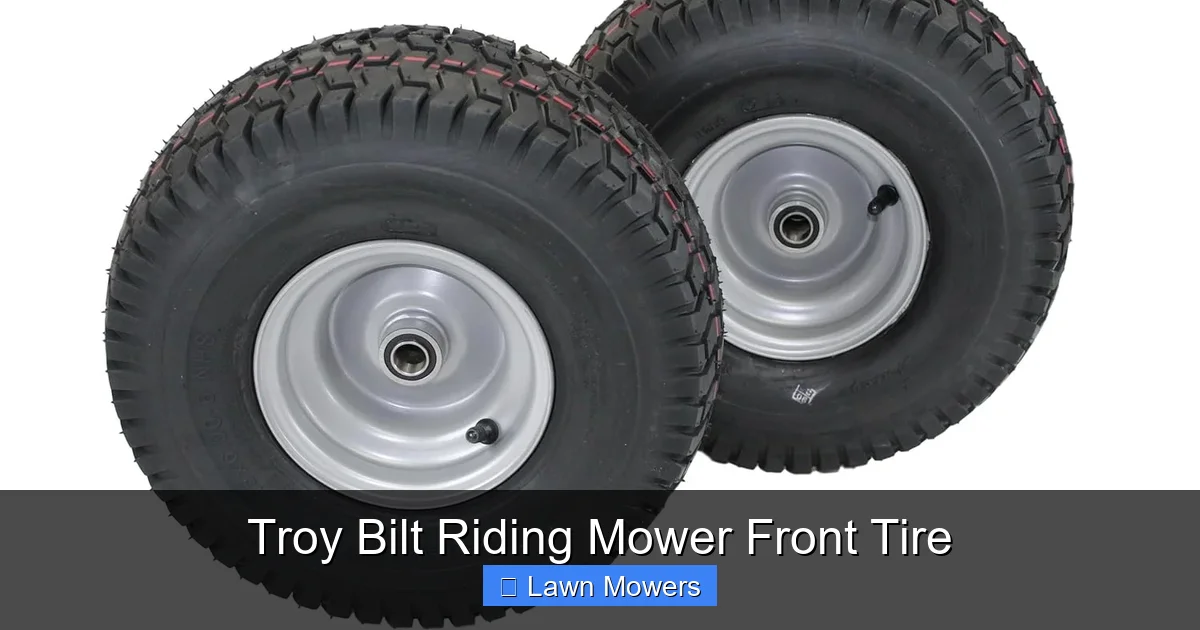 Troy Bilt Riding Mower Front Tire
