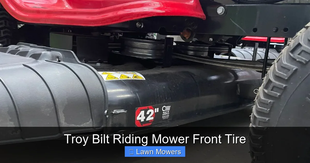 Troy Bilt Riding Mower Front Tire
