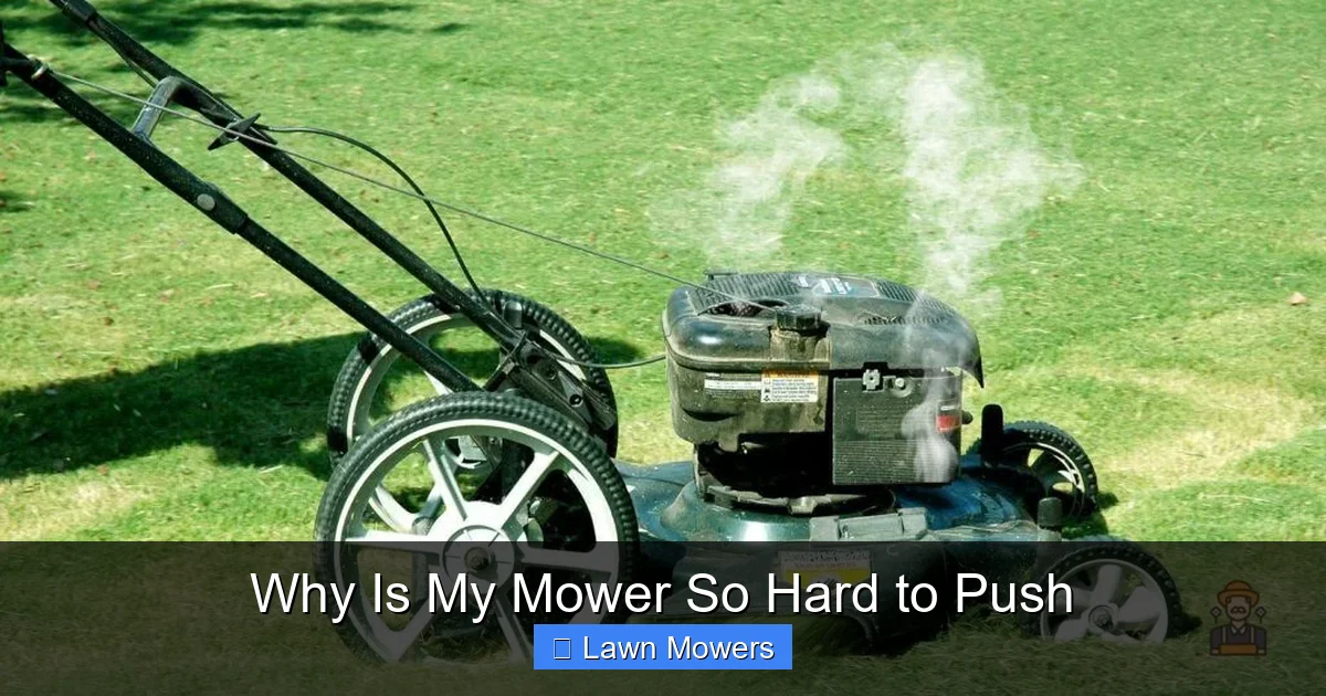 Why Is My Mower So Hard to Push