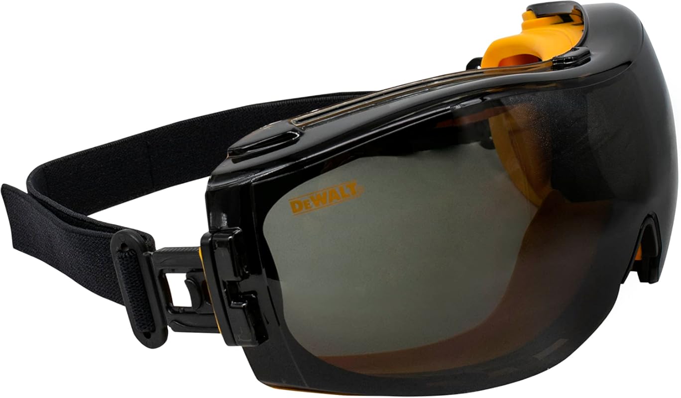 Dewalt DPG82 Clear Anti-Fog Safety Goggles with Adjustable Polycarbona