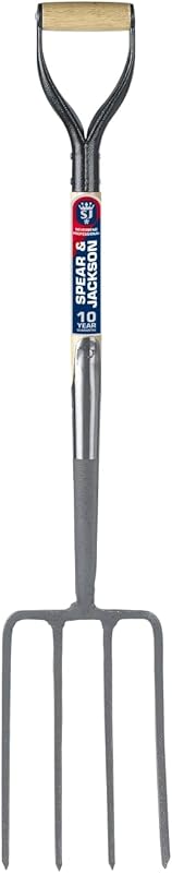 Spear & Jackson Neverbend Professional Heavy-Duty Digging Fork with Fo