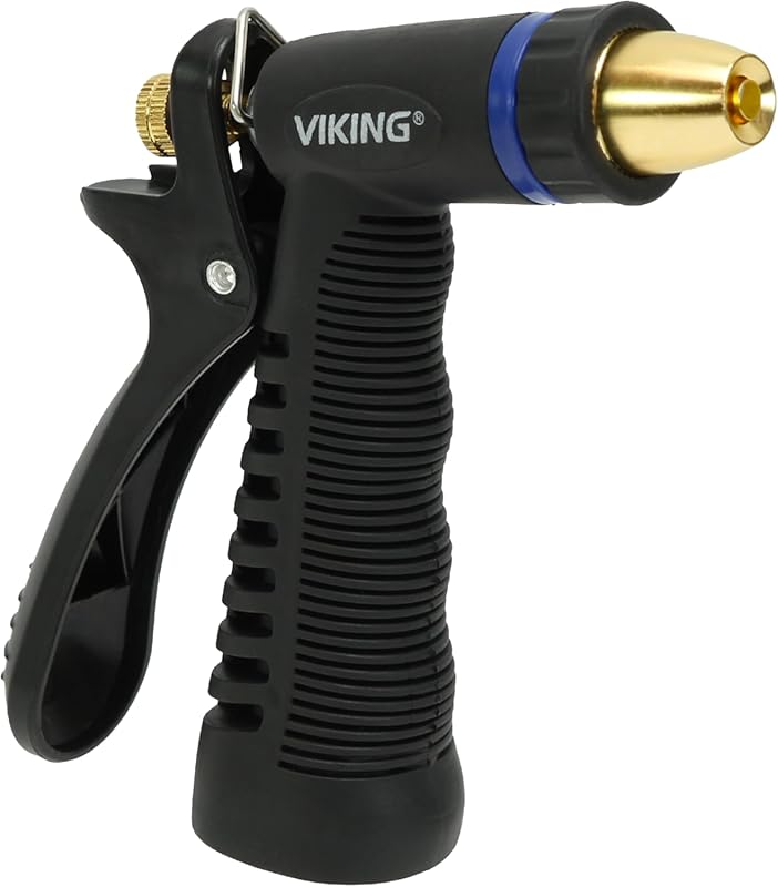 VIKING Hose Nozzle, Garden Hose Nozzle, Adjustable and Heavy Duty for