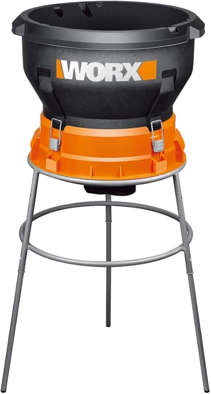Worx 13 Amp Electric Leaf Mulcher Shredder High-Compression Powerful C