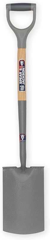 Spear & Jackson 1180NB Neverbend Carbon Steel Digging Spade in Gray wi