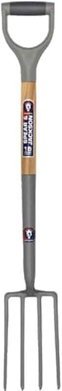 Spear & Jackson 1684NB Neverbend Carbon Steel Border Fork for Aerating