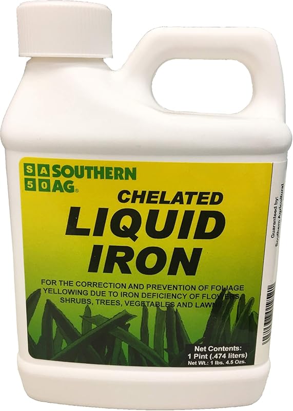 Southern Ag Chelated Liquid Iron - 16 oz Concentrated Iron Supplement