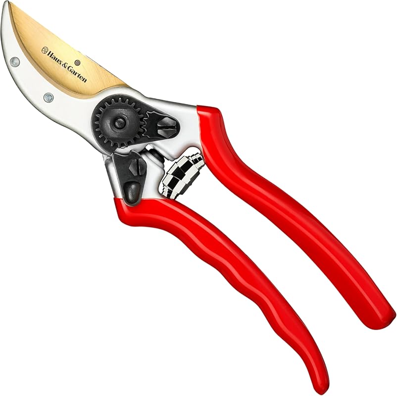 Haus & Garten ClassicPRO 8.5-inch Titanium Bypass Pruning Shears: Prof