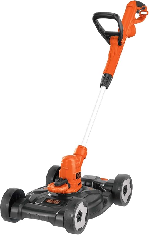 BLACK+DECKER 3-in-1 String Trimmer/Edger & Lawn Mower, 6.5-Amp, 12-Inc