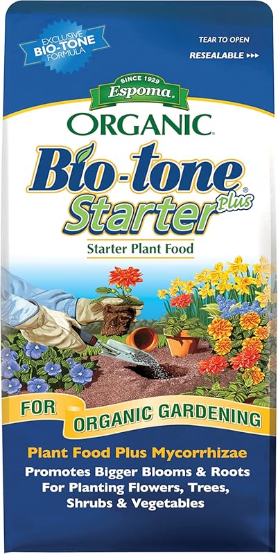 Espoma Organic Bio-Tone Starter Plus 4-3-3 with Endo & Ecto Mycorrhiza