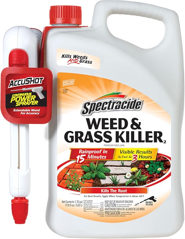Spectracide Weed & Grass Killer with AccuShot Continuous Power Sprayer