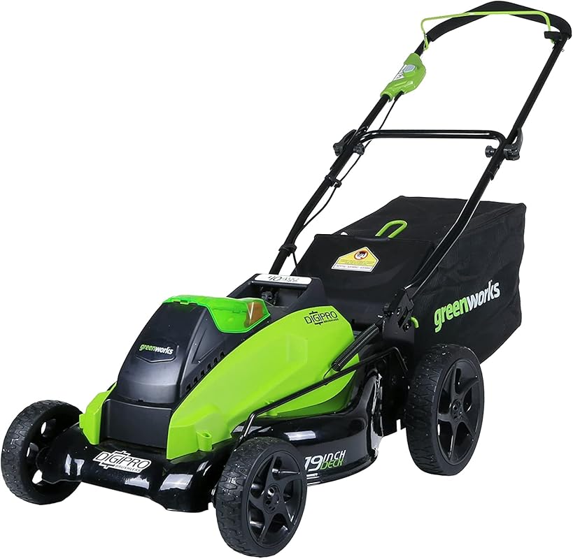 Greenworks 40V 19-Inch Cordless Lawn Mower, Battery Not Included, for 