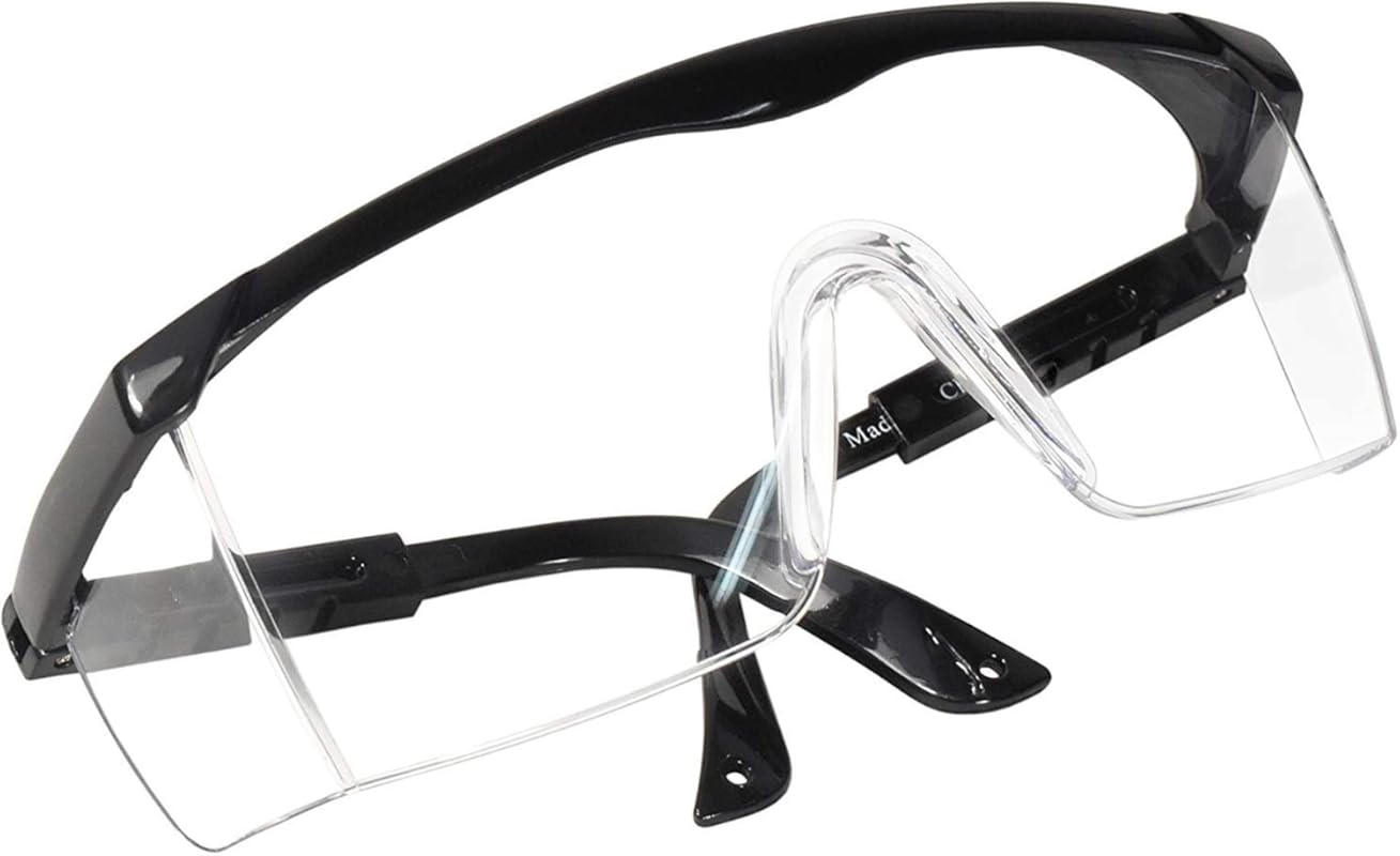 HQRP UV Safety Goggles with Anti-Scratch Lens for Gardening, Lawn Mowi