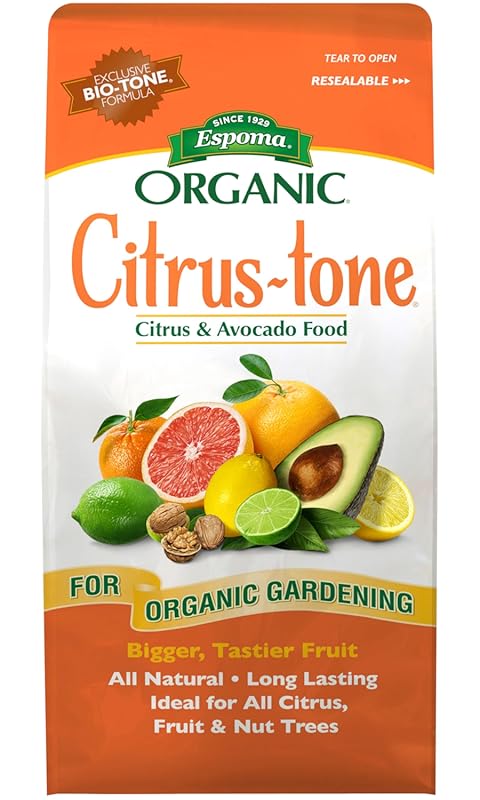 Espoma Organic Citrus-Tone 5-2-6 Fertilizer & Plant Food for Citrus, F