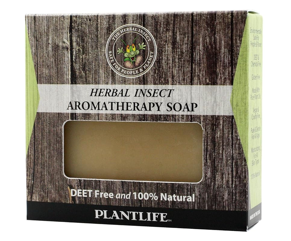 Plantlife Herbal Insect Aromatherapy Soap 113g 4 oz for Organic Garden