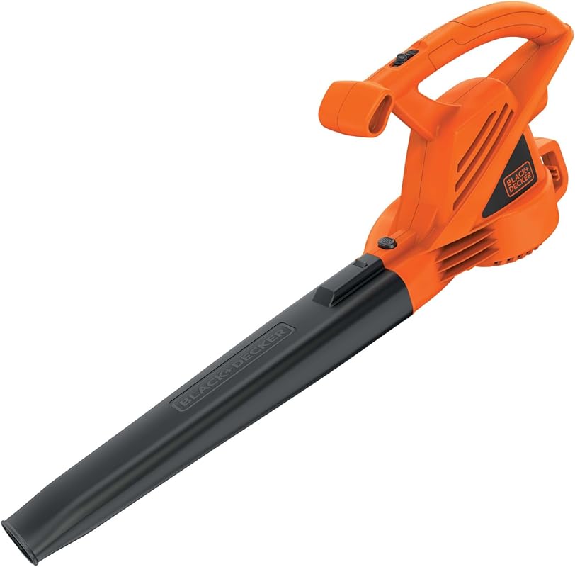 BLACK+DECKER Lightweight Electric Handheld Leaf Blower with 180 MPH an