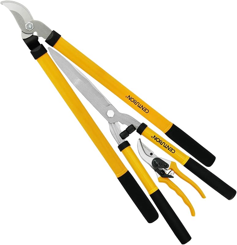 Centurion 1222 3-Piece Lopper Hedge Shear Pruner: Tree Shrub Bush Care