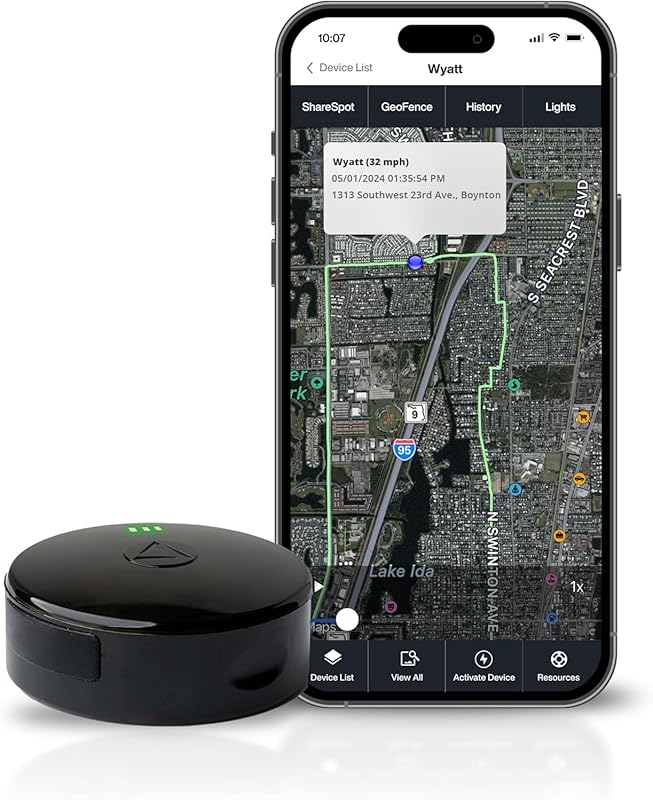 LandAirSea 54 GPS Tracker: USA-Made, Long Battery, Magnetic, Waterproo