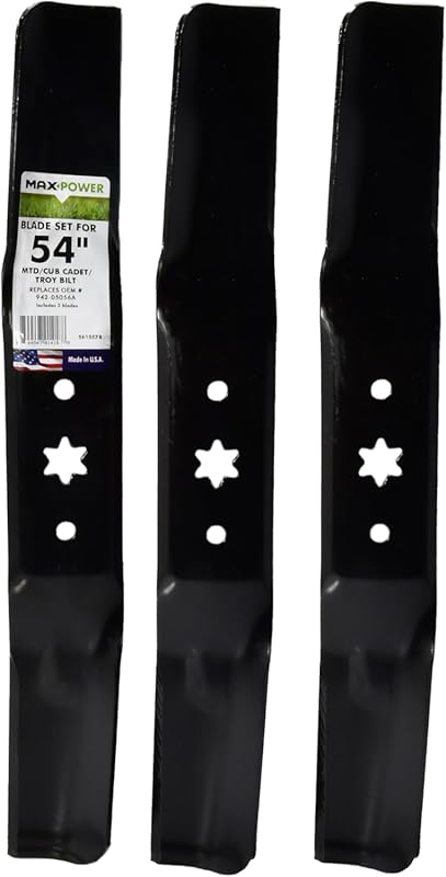 Maxpower 561557B 3 Blade Set for Many Craftsman 54
