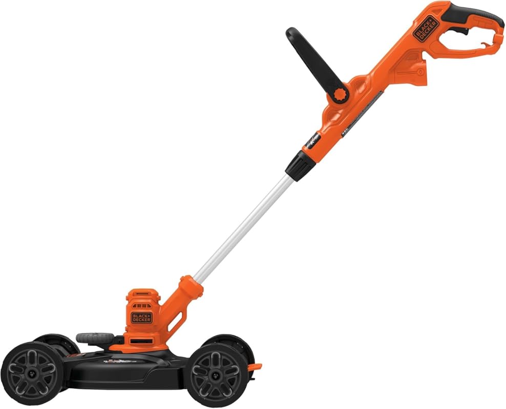 BLACK+DECKER Electric Lawn Mower, Weed Eater and Edger 3-in-1 Combo, C