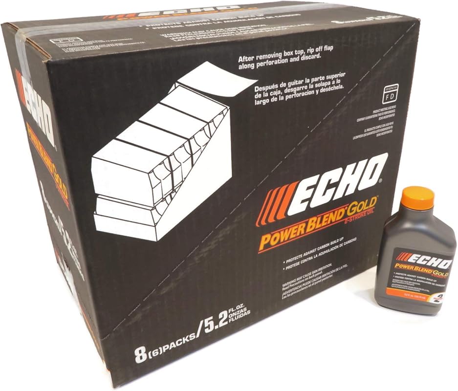 Echo Powerblend Gold 2 Stroke Oil 5.2 oz and 2 Gallon Mix - OEM Formul