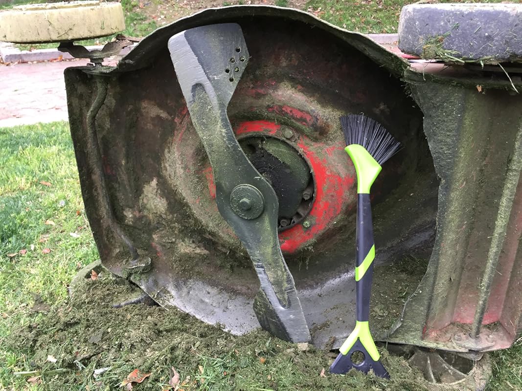 Walensee 16-Inch Lawn Mower Deck Cleaner and Scraper Brush for Tractor