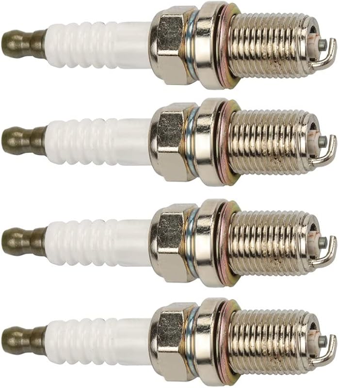 RC12YC Spark Plug 4-Pack for Multiple Lawn Mower Brands - Compatible w