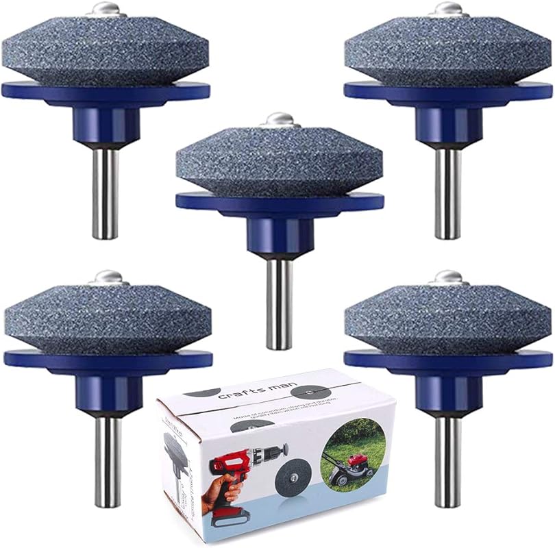 cenoz Crafts Man 5-Pack Blue Lawn Mower Blade Sharpener for Any Power 