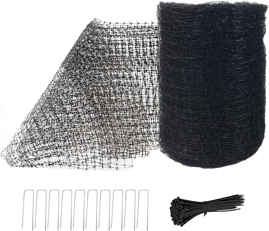 7x100 ft Deer Fence Netting, Anti-Bird Deer Protection Reusable Garden
