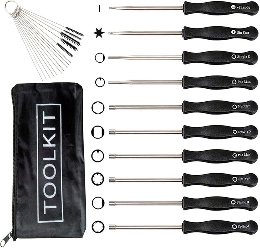 LIYYOO 10-Piece Carburetor Adjustment Tool Screwdriver Kit with Cleani