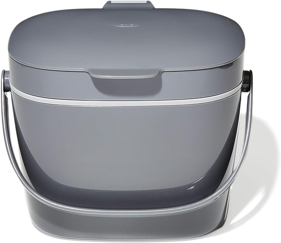 OXO Good Grips Easy-Clean Charcoal Compost Bin - 1.75 Gallon/6.62 Lite