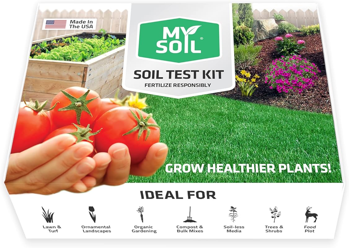 MySoil Soil Test Kit: Complete pH and Nutrient Analysis with Tailored
