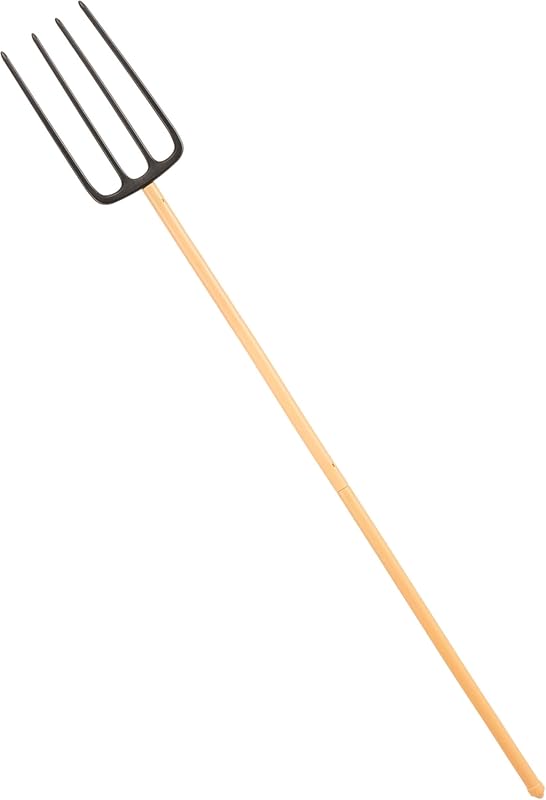 5-Piece Farmer Pitchfork Costume Accessory Set - 61 Inch Plastic Pitch