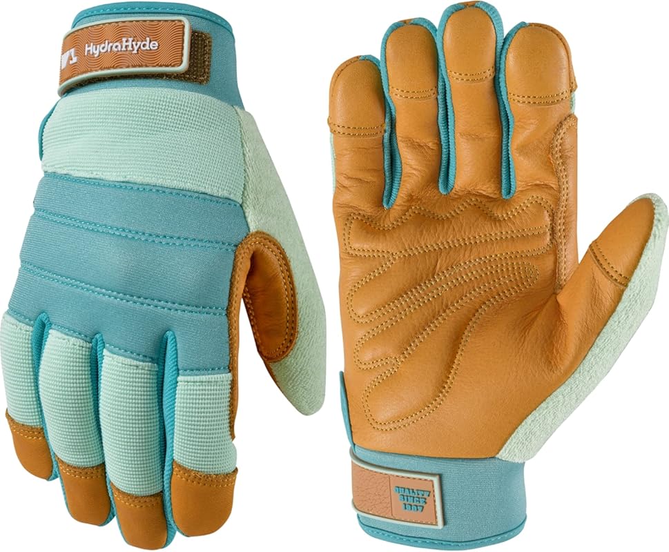 Wells Lamont Women's HydraHyde Leather Hybrid Gloves - Water-Resistant